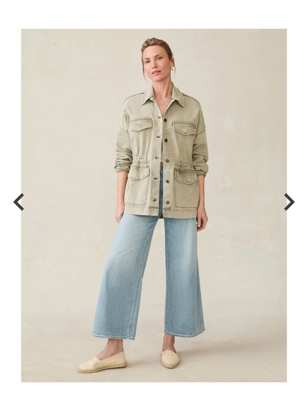 Faherty Women's Sunwashed Denim Jacket